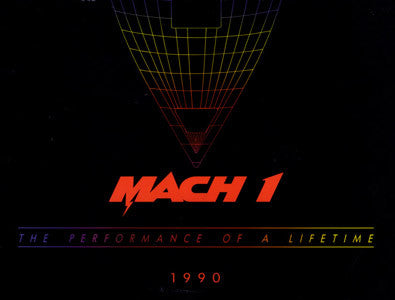 Mach 1 One 1990 Brochure