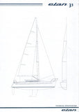 Elan 31 Specification Brochure