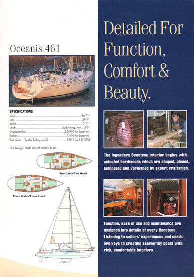 Beneteau 2000 Sail Brochure