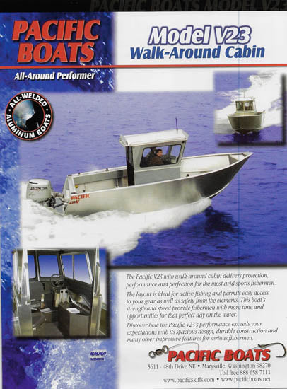 Pacific V23 Walk Around Cabin Brochure