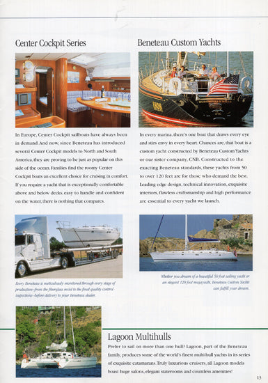 Beneteau 1999 Company Brochure