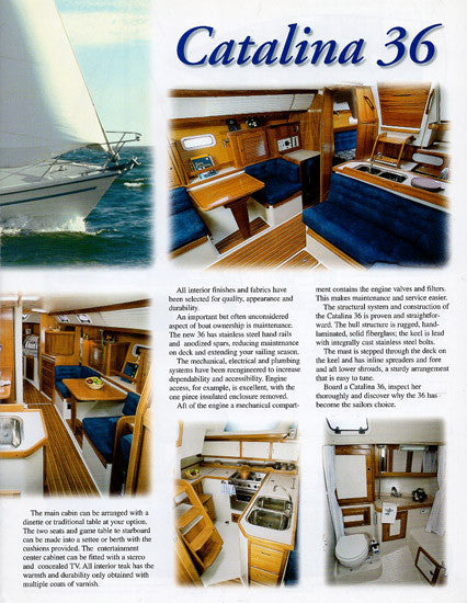 Catalina 36 Mark II Brochure