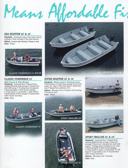 Sylvan 1992 Fishing Brochure