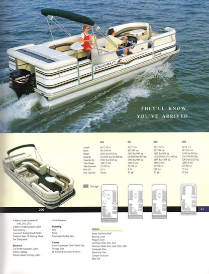Starcraft 1999 Sport & Fishing Brochure