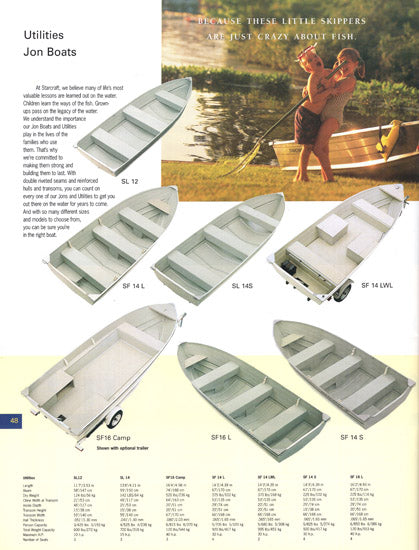 Starcraft 1999 Sport & Fishing Brochure