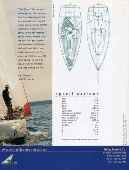 Holby Quest 33 Brochure Package