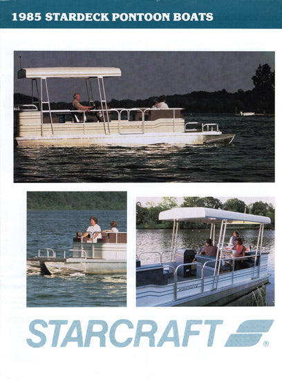 Starcraft 1985 Stardeck Pontoon Brochure