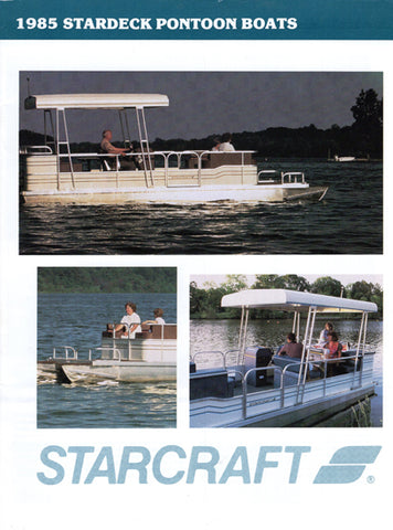 Starcraft 1985 Stardeck Pontoon Brochure