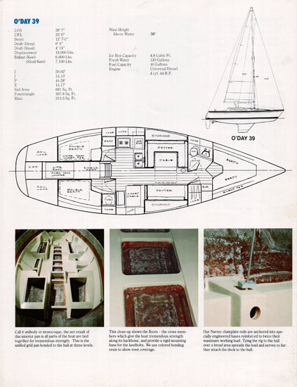 O'Day 39 Brochure