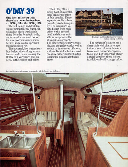 O'Day 39 Brochure