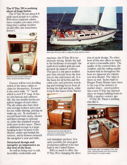 O'Day 39 Brochure