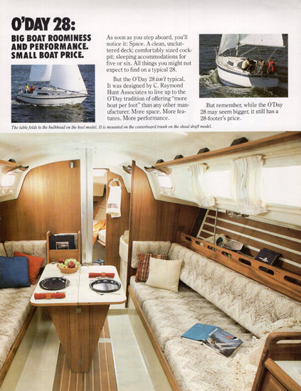 O'Day 28 Mark II Brochure