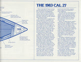 Cal 27 Mark III Specification Brochure