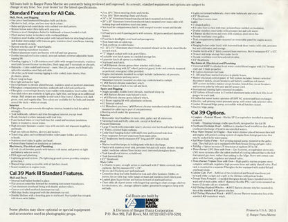 Cal 39 Brochure