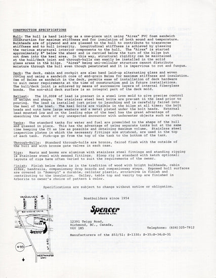 Spencer 1330 [44'] Brochure