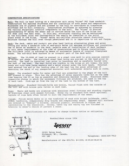 Spencer 1330 [44'] Brochure