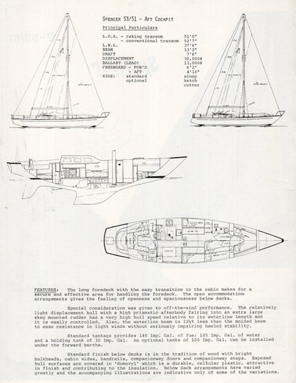 Spencer S-51 / S-53 Brochure
