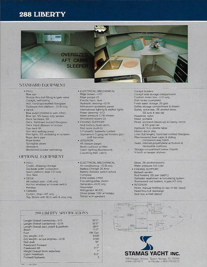Stamas 288 Liberty Brochure