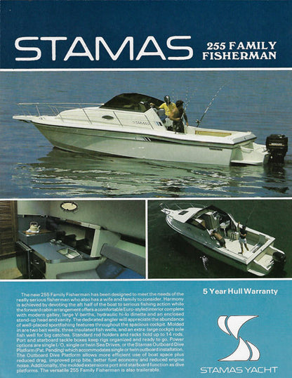 Stamas 255 Family Fisherman Brochure