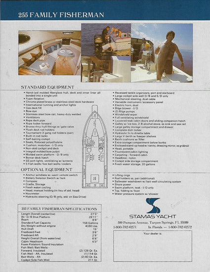 Stamas 255 Family Fisherman Brochure