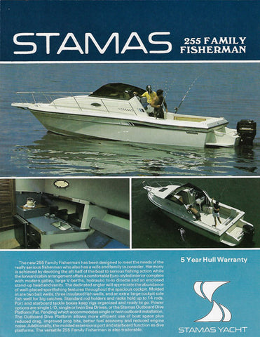 Stamas 255 Family Fisherman Brochure