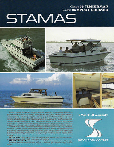 Stamas 26 Classic Fisherman Brochure