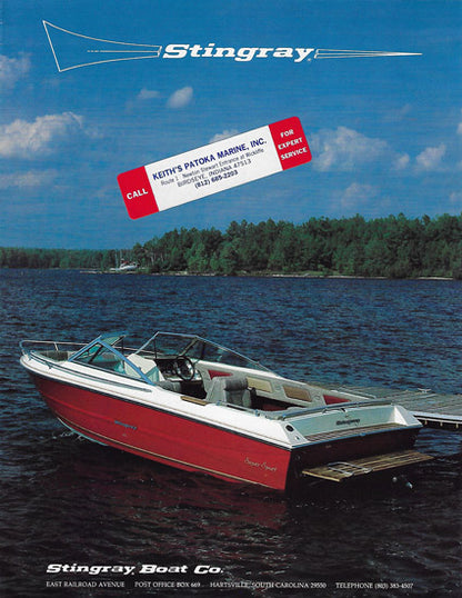 Stingray 1984 Brochure