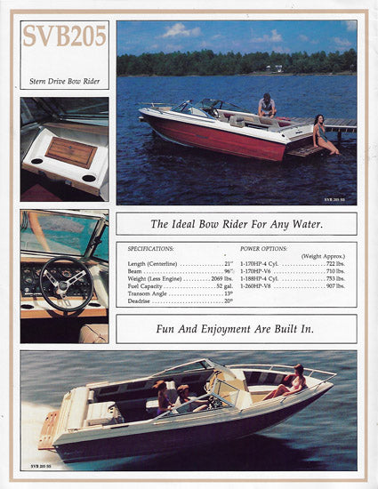 Stingray 1984 Brochure