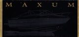 Maxum 1989 Poster Brochure