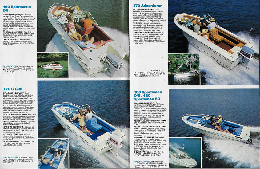 Sport Craft 1982 Brochure