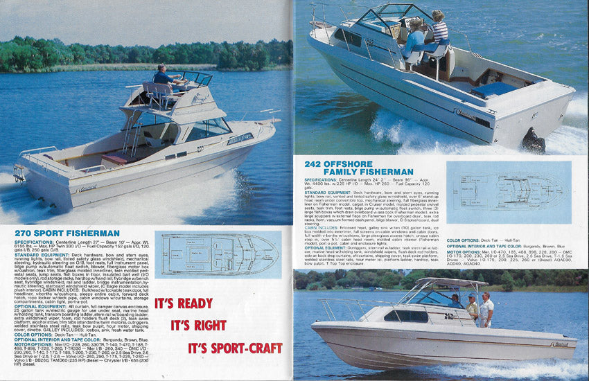Sport Craft 1984 Brochure