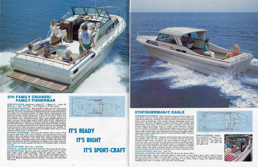 Sport Craft 1984 Brochure