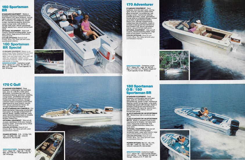 Sport Craft 1980s Brochure