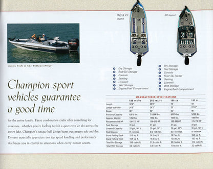 Champion 1997 Brochure