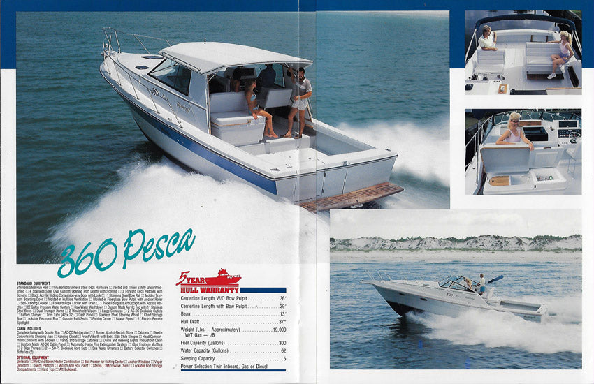 Sport Craft 360 Pesca Brochure
