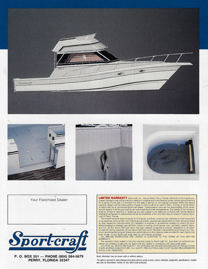 Sport Craft 360 Pesca Brochure