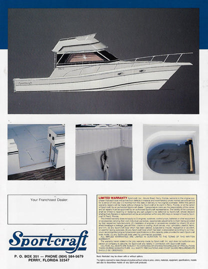 Sport Craft 360 Pesca Brochure