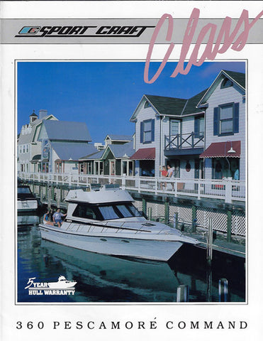 Sport Craft 360 Pescamore Combo Brochure