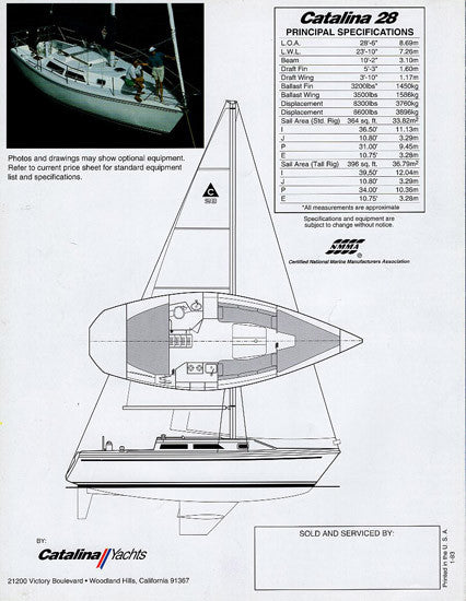Catalina 28 Brochure
