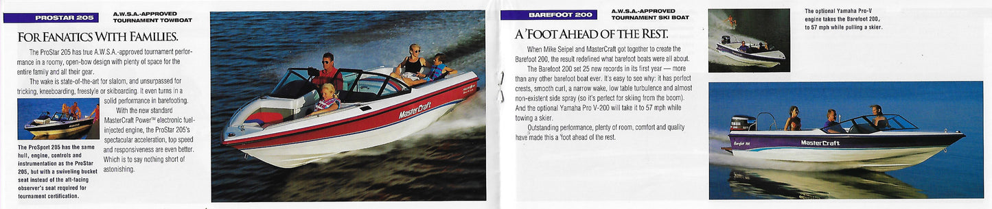 Mastercraft 1994 Full Line Brochure