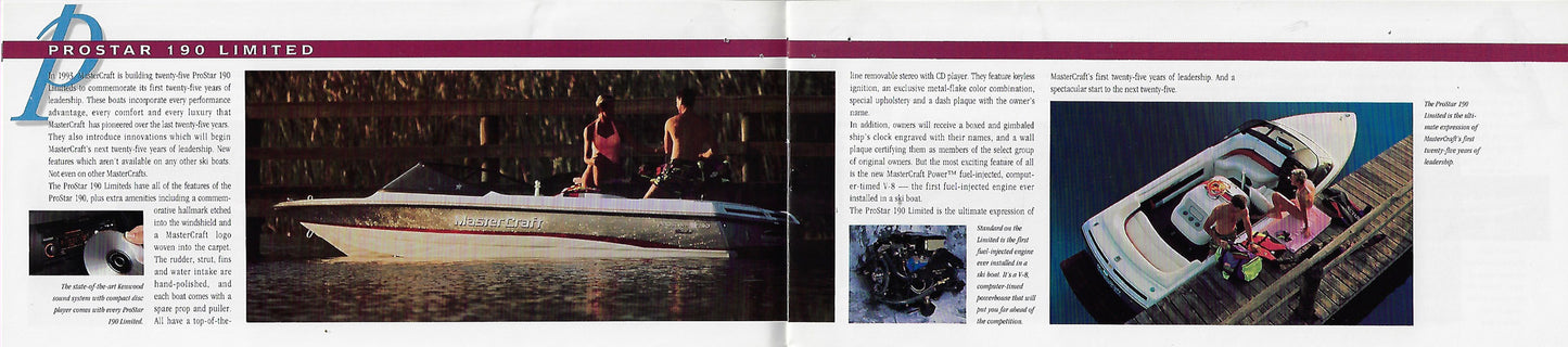 Mastercraft 1993 Full Line Brochure