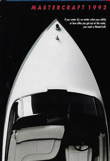 Mastercraft 1992 Full Line Brochure