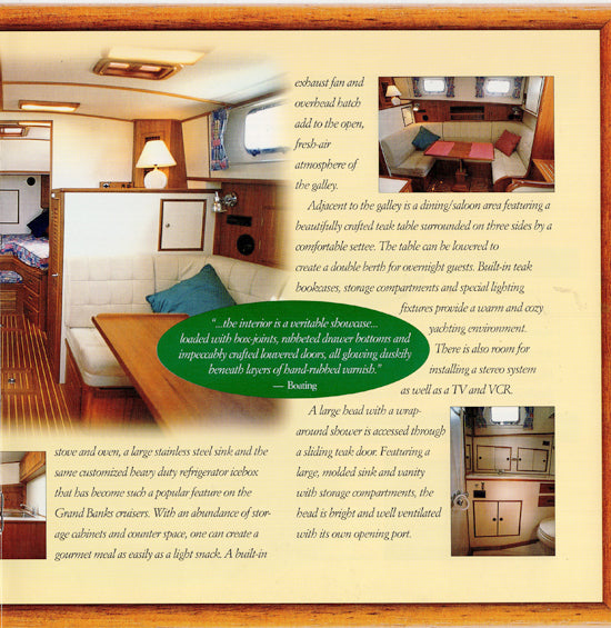 Grand Banks Eastbay 38 Brochure