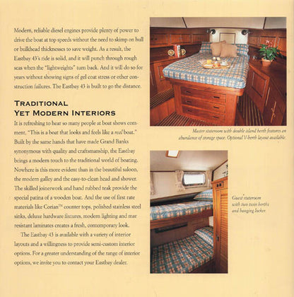 Grand Banks Eastbay 43FB Brochure