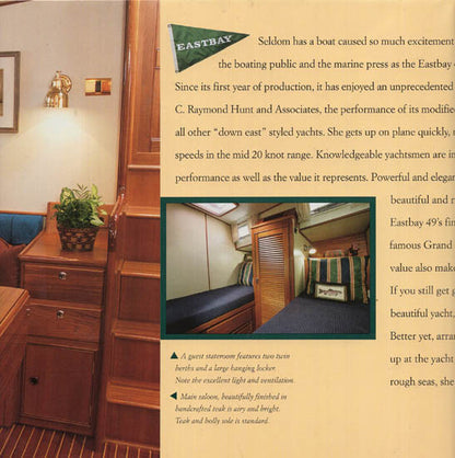 Grand Banks Eastbay 49HX Brochure