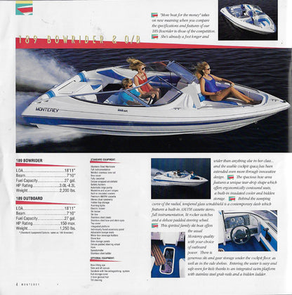 Monterey 1992 Brochure