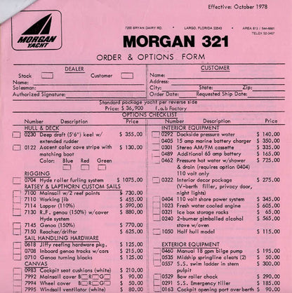 Morgan 32 Specification Brochure