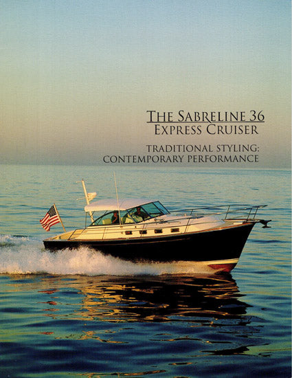 Sabreline 36 Express Cruiser Brochure