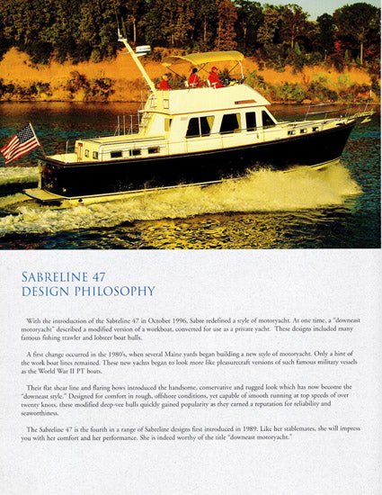 Sabreline 47 Brochure