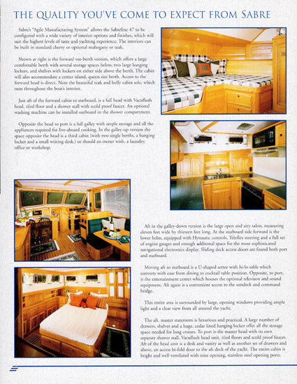 Sabreline 47 Brochure